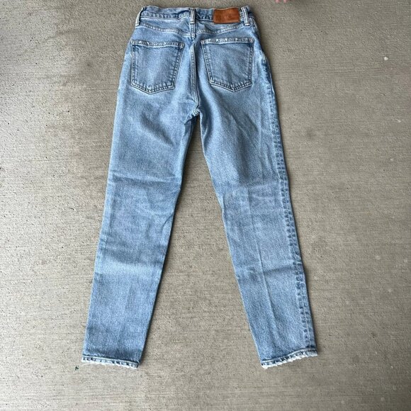 MOUSSY Vintage Women’s Straight Leg Jeans Blue Denim Japan Size 24 - Picture 3 of 7